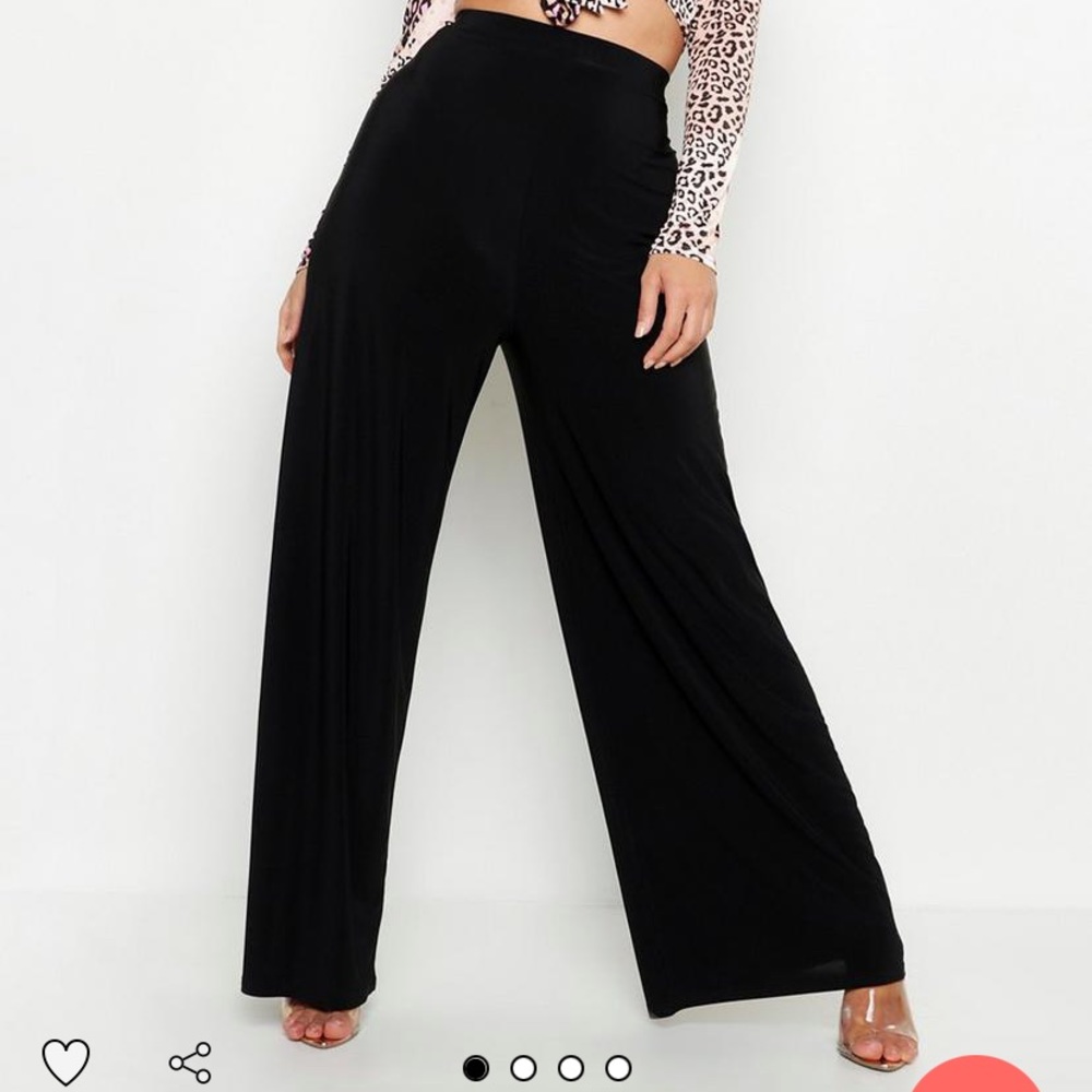 PLUS SLINKY WIDE LEG PANT 🖤